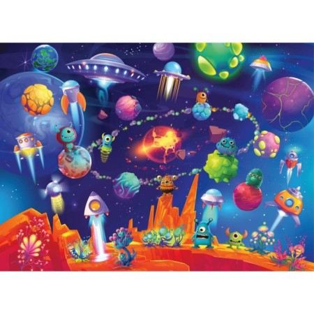 Ravensburger - Puzzle monstri in spatiu 60 piese Ravensburger - 1